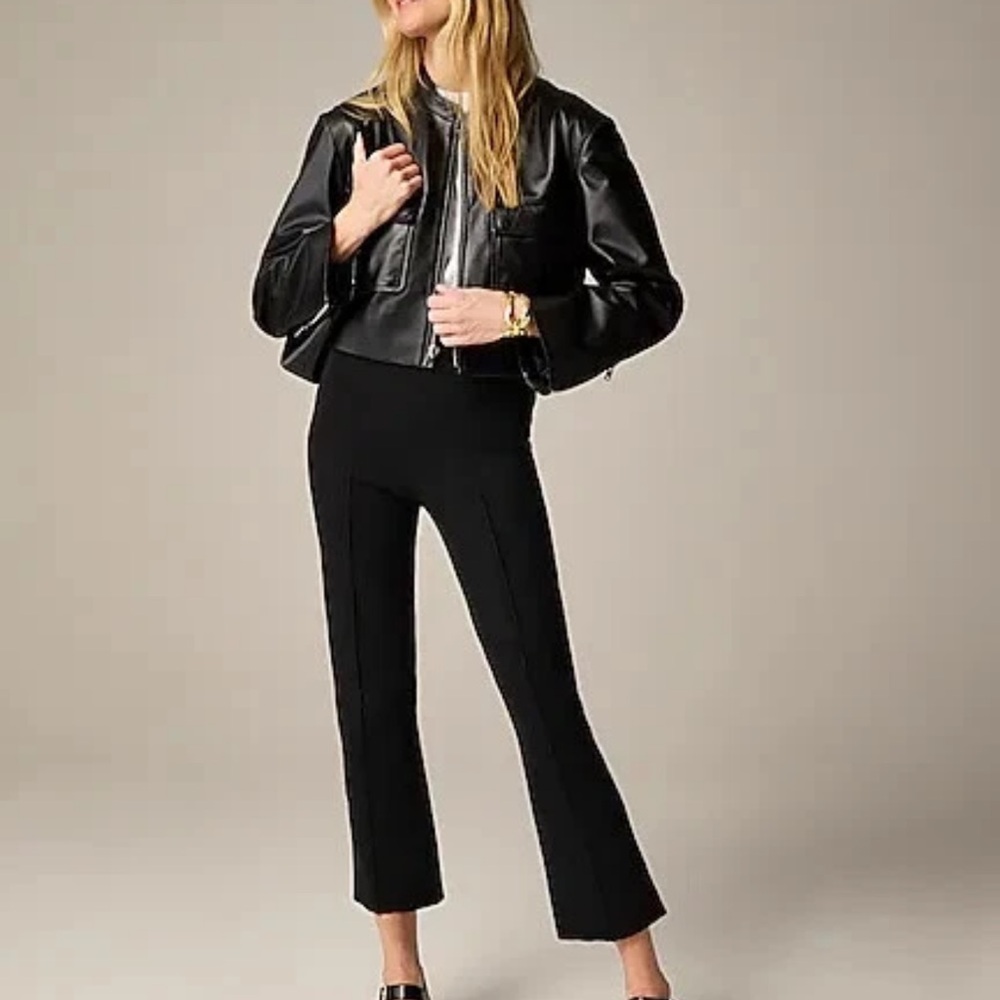 NWT J. Crew Women’s Delaney Kick Out Sweater Pants Medium Tall - Picture 2 of 8